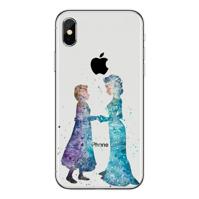 Прозрачный мягкий чехол из ТПУ для iPhone X 10 8 7 6 6S Plus SE 5S Queen силиконовый |