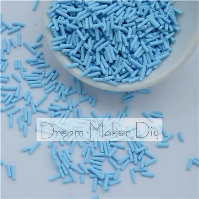 Long Solid L Blue 100 г/лот полимерная Горячая глина Fimo разбрызгивает прекрасные конфетти для рукоделия, своими руками конфетти - Цвет: Long Solid L Blue