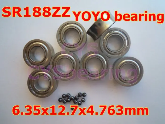 SR188ZZ дюйма вал нержавеющая сталь Гибридный подшипники Yoyo Подшипники с черным Si3N4
