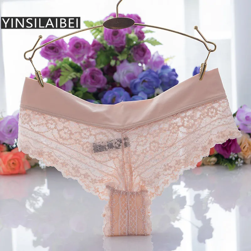 Женское нижнее белье размера плюс стринги сексуальные бесшовные кружевные