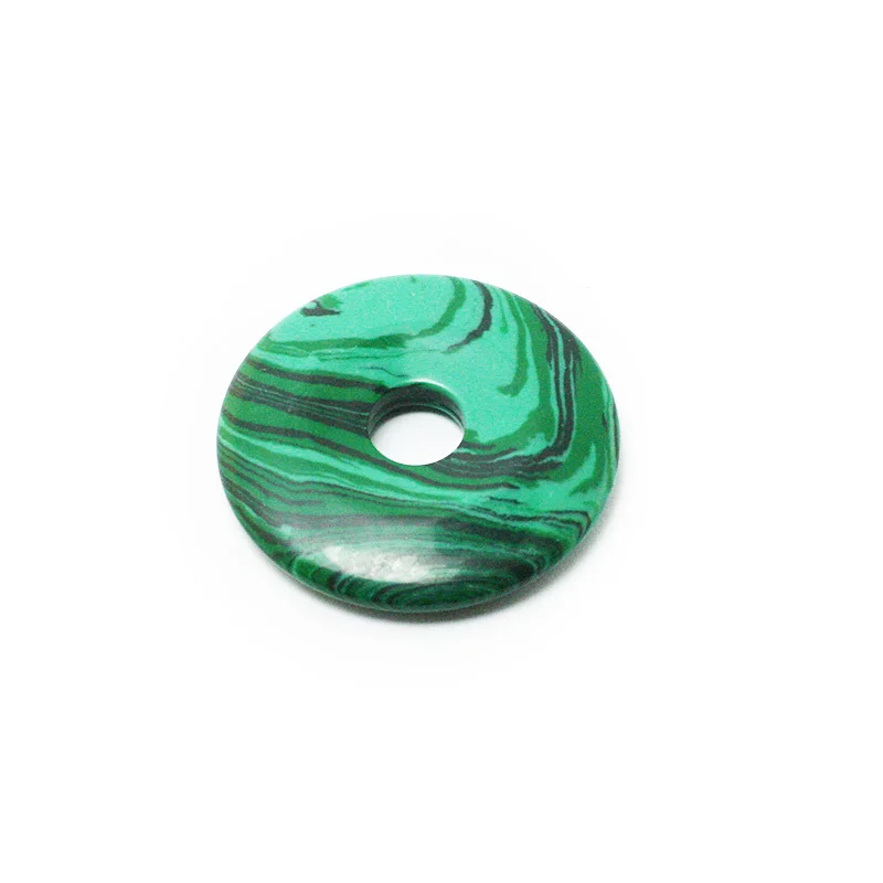 2018 Новинка 35 мм бусы из натурального камня ожерелья драгоценного круглый диск