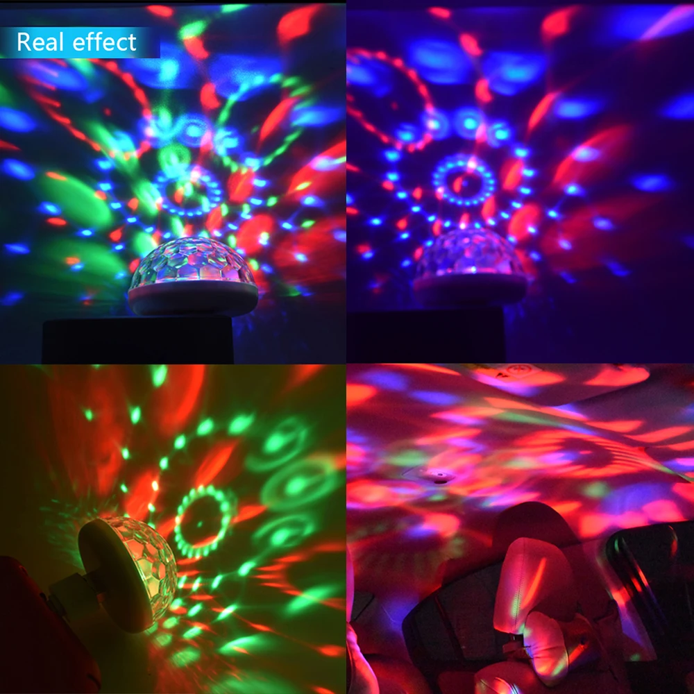 LDRIVE 1 шт. водить автомобиль USB атмосферный свет DJ RGB мини красочная музыкальная