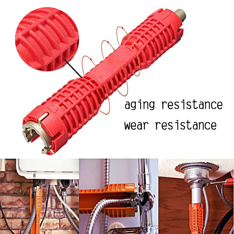 Многофункциональный инструмент для монтажа смесителя и раковины торцевой ключ