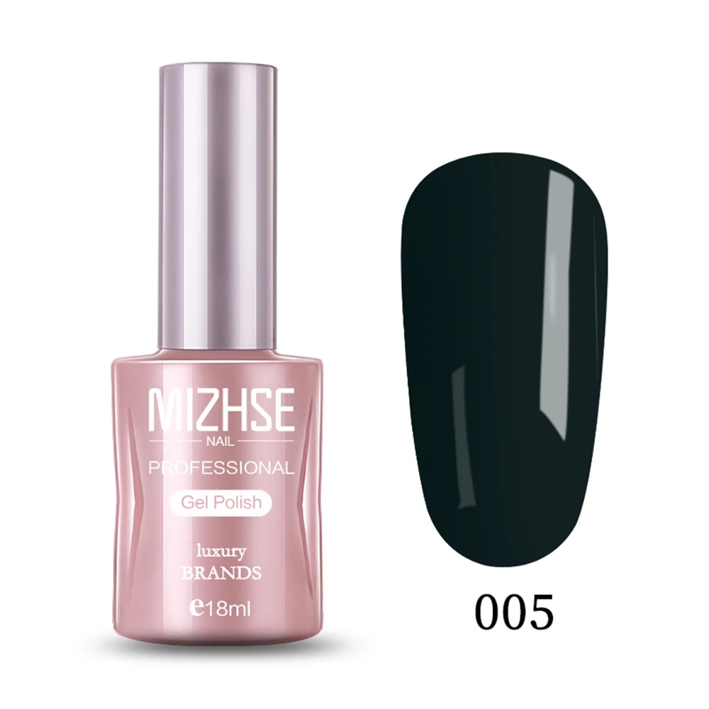 YH005 MIZHSE 18ML UV Gel Top Base Coat Gel Varnish Nail Polish Nails Art UV LED Soak-Off Gel lacquer Primer Base Nude Red Wthie Color - Цвет: YH005