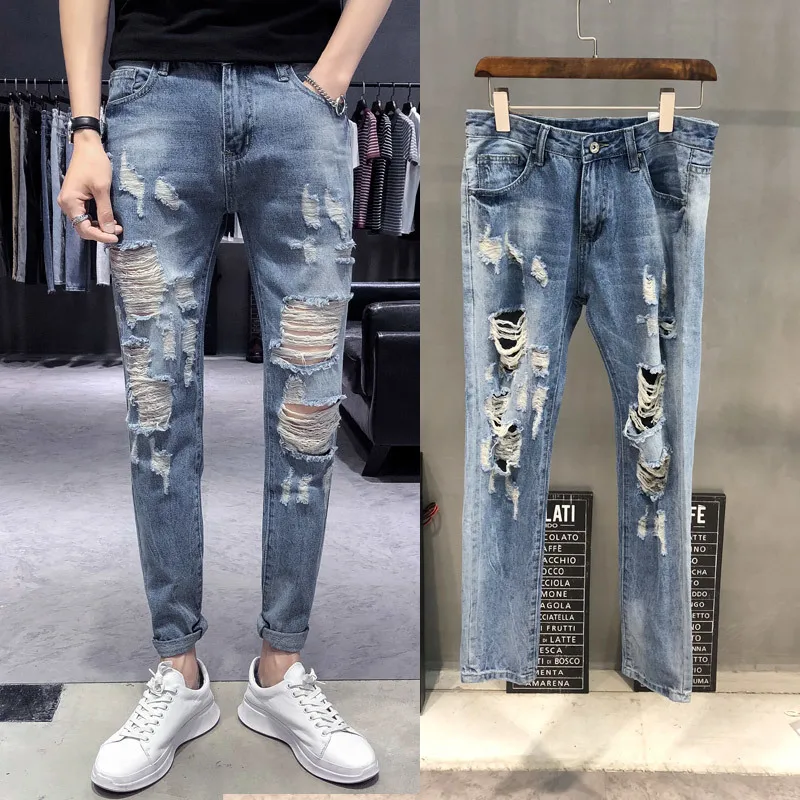 2018 Новое поступление Летнее модные рваные самосовершенствование