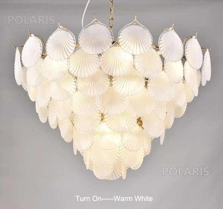 Шелковая люстра освещения стеклянные листья люстр люстра светильник подвесной светильник LED для гостиной, столовой, спальни на.