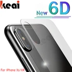 Новинка 6D полное покрытие закаленное стекло для iPhone X XS MAX 9H HD защита экрана на iPhone XR XS Plus X Ультра тонкая задняя пленка