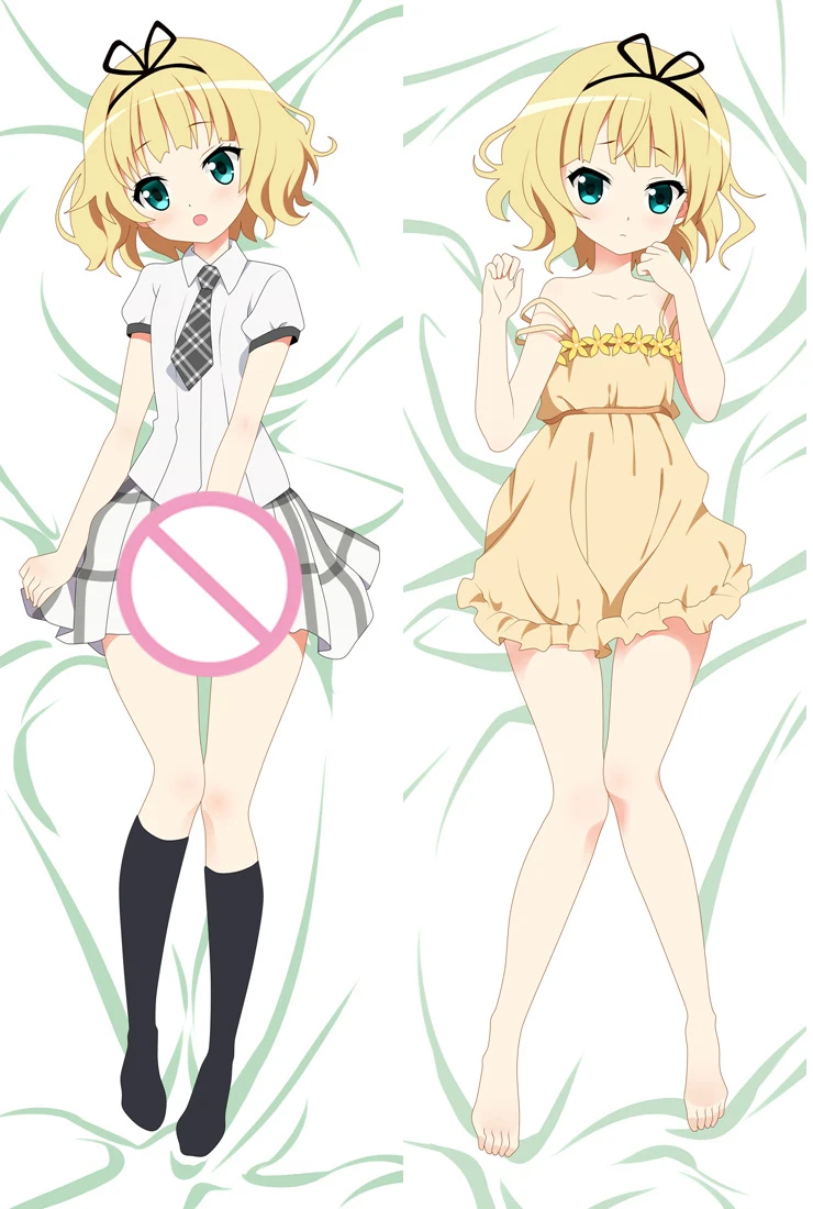 Японское аниме Gochuumon Wa Usagi Desuka Dakimakura наволочка манга мультяшная