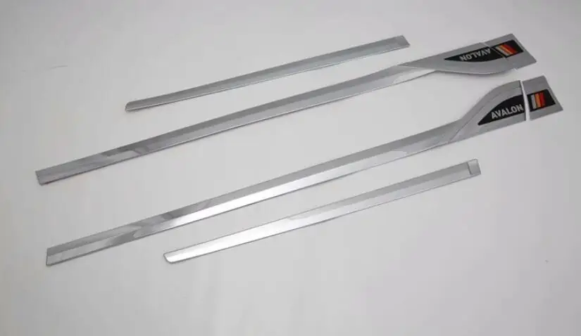 6 шт./компл. ABS Хромированная для автомобиля Боковая дверь кузова протектор литья