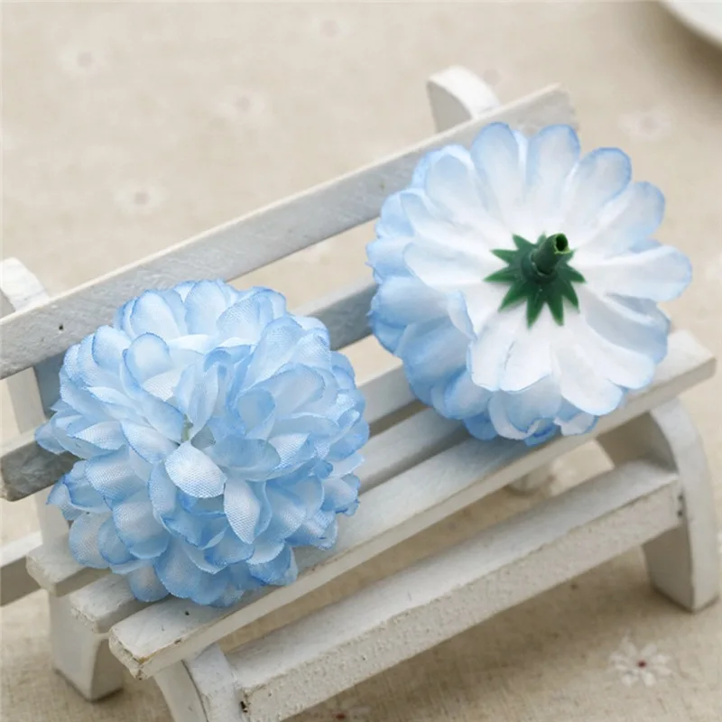 9pcs 5cm handmade Chrysanthemum ball bouquet artificial flower wedding decoration DIY wreath clip art fake | Дом и сад