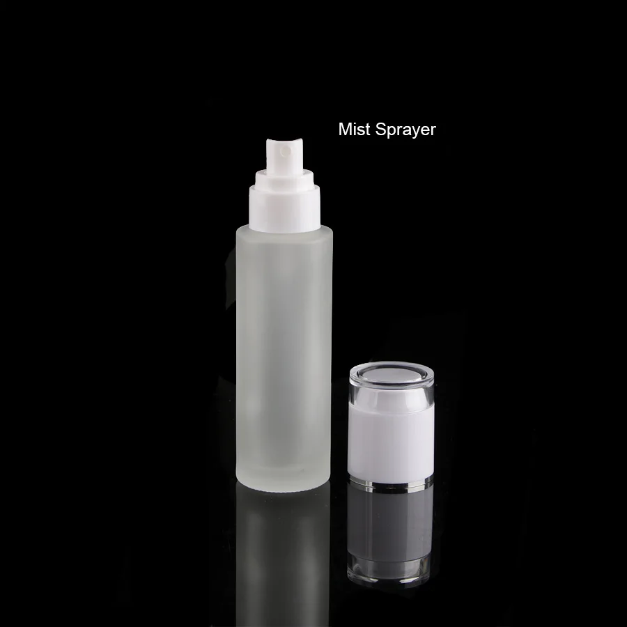 Mist Sprayer 50 шт. 30 мл матовая прозрачная стеклянная косметическая бутылка с дозатором для лосьона и пресса мелкий распылитель, Merx beauty - Цвет: Mist Sprayer