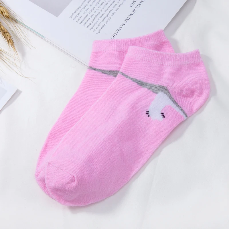 5 colors Women Socks Girls Cute Cartoon Boat Fashion Lady Spring And Summer Short Casual Ankle New Dropshipping | Женская одежда