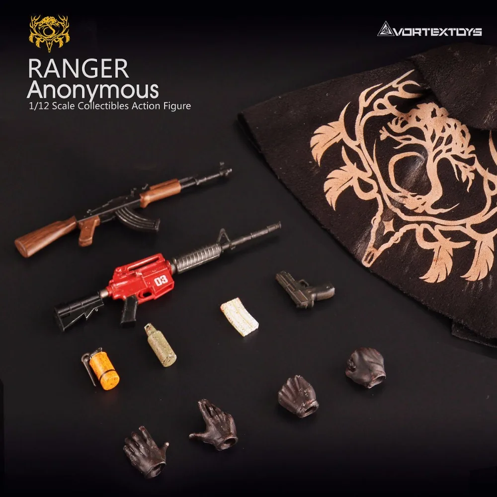 Экшн фигурка Vortex Toys YEW Series Ranger Anonymous 1/12|action figure|figures action figurefigure |