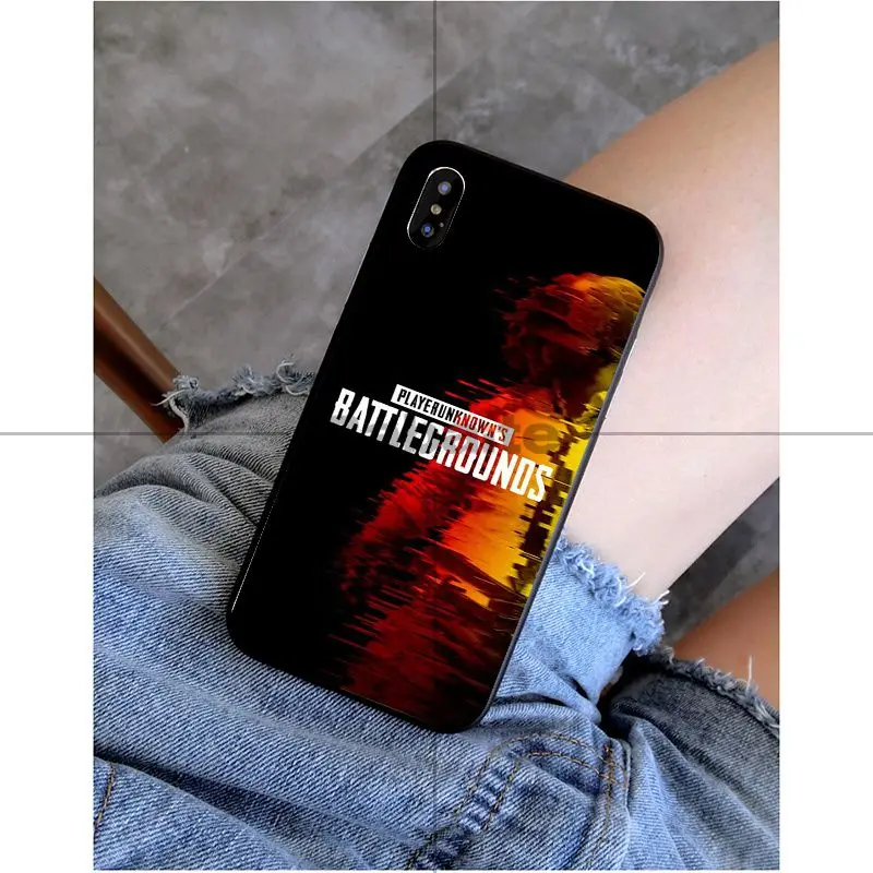 Babaite Playerunknown's Battlegrounds PUBG чехол для телефона чехол для iPhone X XS MAX 6 6S 7 7plus 8 8Plus 5 5S XR