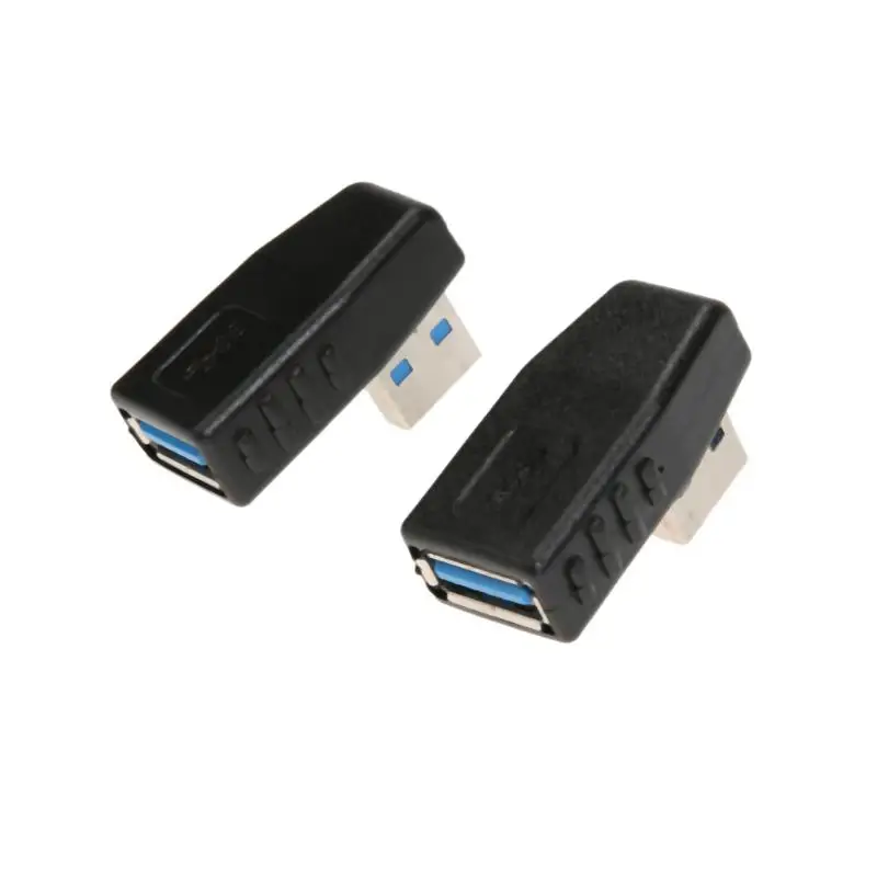 USB 3.0 локтевой Кабель адаптер удлинитель штекер гнездо 90 градусов компьютерные