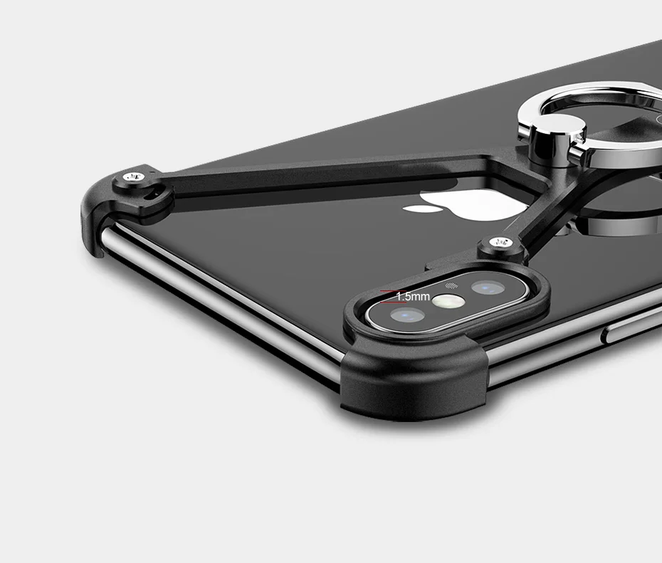 Oatsbasf x Форма чехол для iPhone X личности В виде ракушки для IPhone X корпус металлический бампер чехол для iphonex с подарком стекло Плёнки