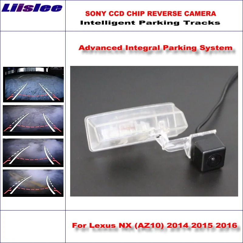 Car Reverse Backup Rear View Camera For Lexus NX (AZ10) 2014 2015 2016 Intelligent Parking Tracks / NTSC RCA AUX