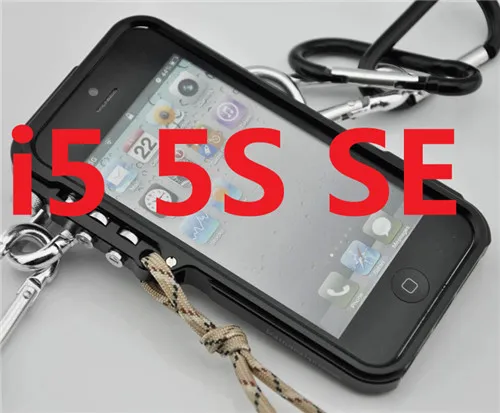 Чехол для iphone 5 класса люкс триггер металлический чехол-бампер для телефона для iphone 5, 5s, se 4 4S Алюминий Роботизированный чехол для троса для iphone 4 - Цвет: Black for IP 5 5s se