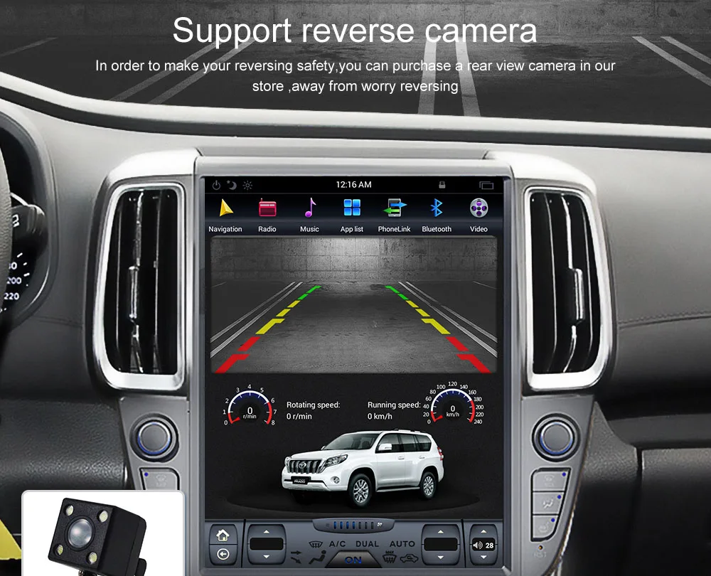 Android 8,1 4 Гб ОЗУ 64 Гб ПЗУ автомобильный gps-навигатор для Toyota Sequoia 2007-2013 головное устройство стерео Мультимедийный Плеер магнитофон включает Carplay для Toyota Tundra 2007-2013
