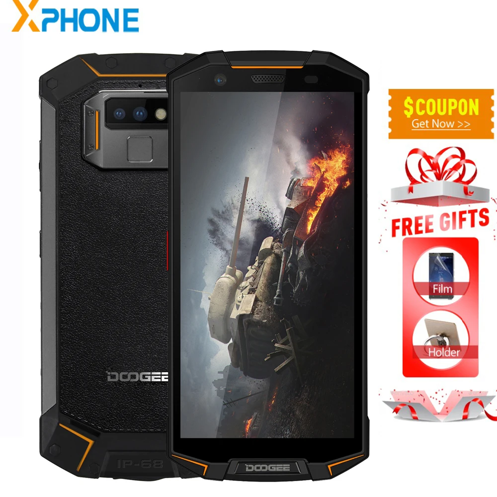 DOOGEE S70 lite IP68 Водонепроницаемый сотовый телефон Android 8 1 5 99 &quotFHD + Helio P23 Octa Core 4 GB 64 13.0MP