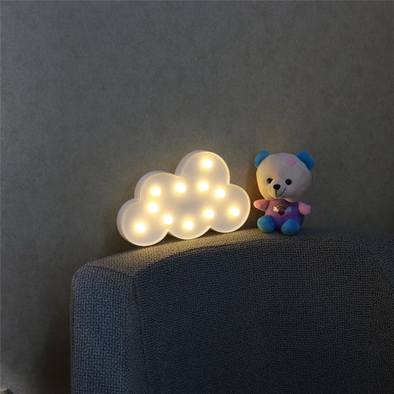 ZESOL Рождественское украшение облако светящаяся настольная лампа светодиодный