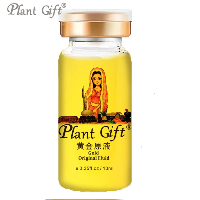 

Plant Gift Hot Sale Gold Original Liquid 24k Ocus On Muscle Bottom Oil Moisturizing Skin Anti-aging Treatment 10ml*7pcs