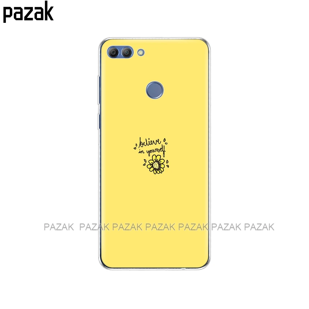 34529 Силиконовый чехол для телефона huawei p smart чехол Enjoy 7S чехол s для Psmart задняя крышка Полный 360 Защитный Мягкий ТПУ чехол Новинка - Цвет: 34529