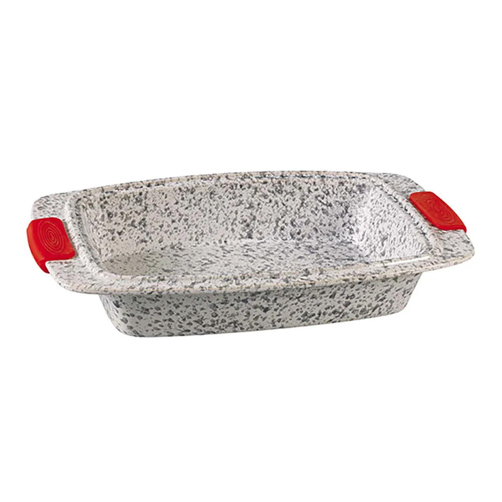 Керамический противень для выпечки с силиконовой ручкой чаша пудинга