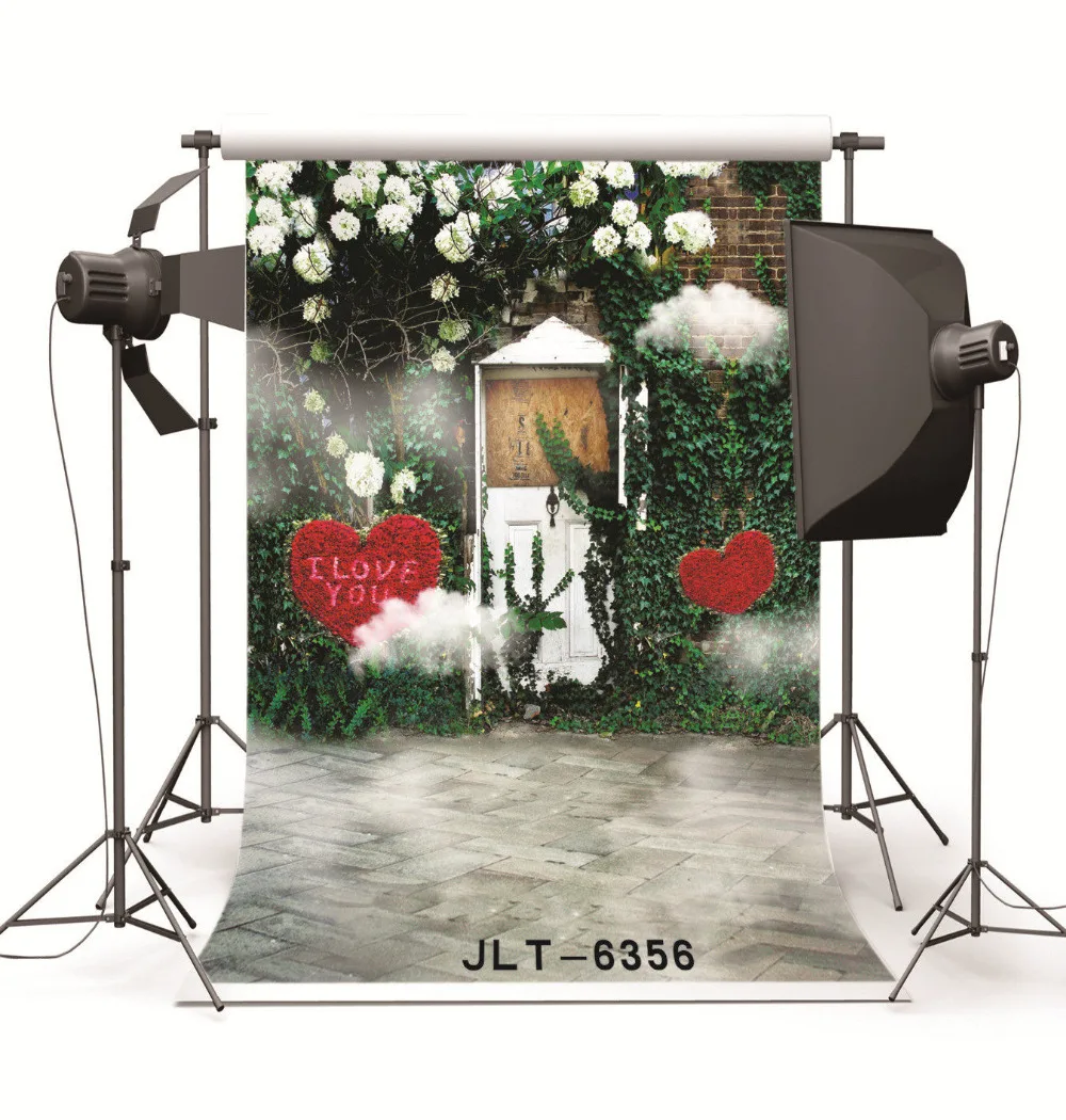 

Fabric Cloth Custom Photography Backdrops Prop Outdoor Courtyard Vinyl Backgrounds Photo Studio for Wedding Children