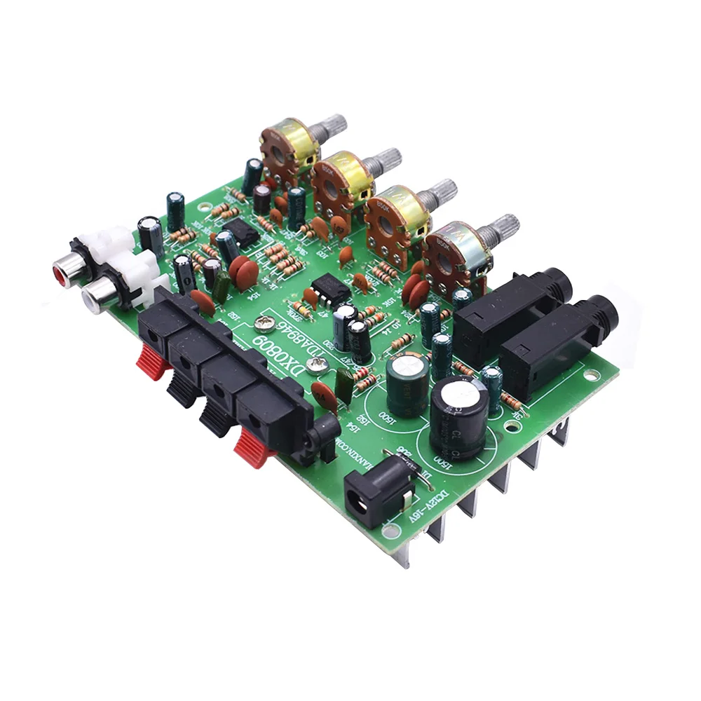 Tenghong TDA8944/8946 2 0 аудио усилитель плата 40 Вт * DC12V двухканальный мощности с