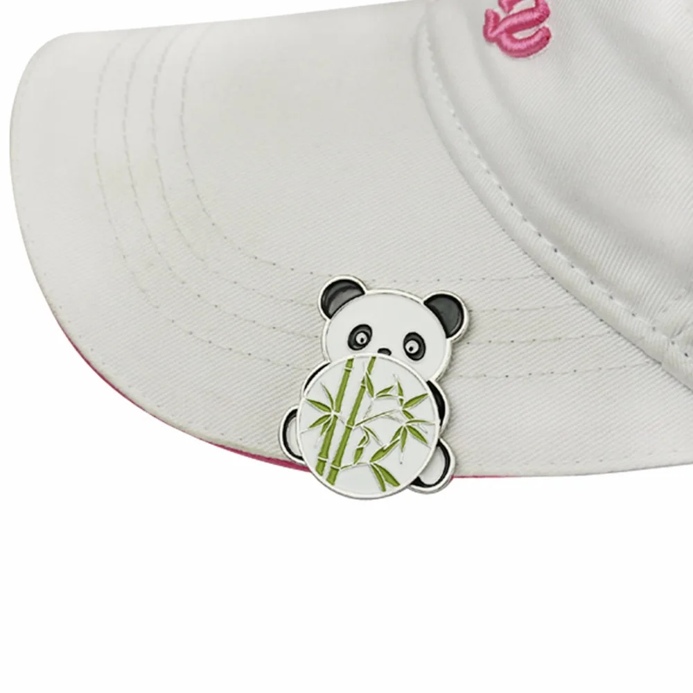 PINMEI Panda Golf Ball Marks набор зажимов для шляп гольфа заколки кепки и маркеры Banboo