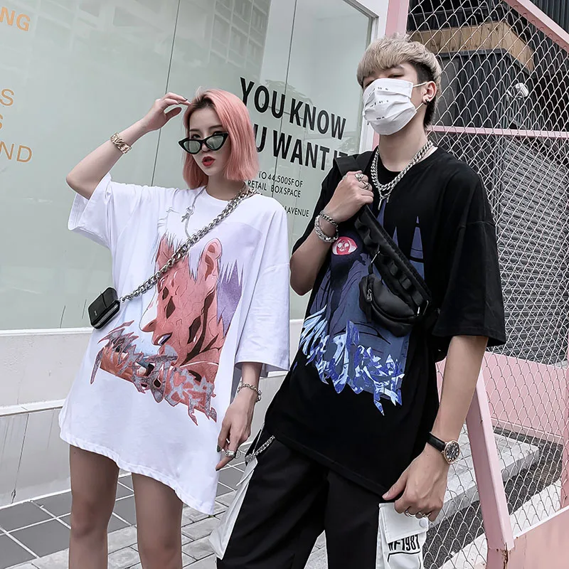 Негабаритных хлопковая футболка с короткими рукавами Детские майки