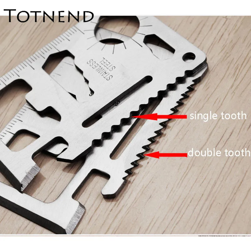 Многофункциональный спасательный нож с одним зубцом и двойным для карт уличный