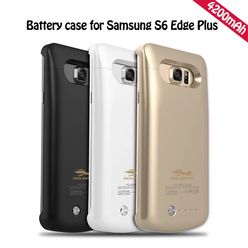 Мощность чехол для samsung Galaxy S6 Edge Plus G9250 корпус резервного Внешняя Батарея Зарядное устройство чехол для S6 Edge+ G9250 4200 мАч Мощность банк