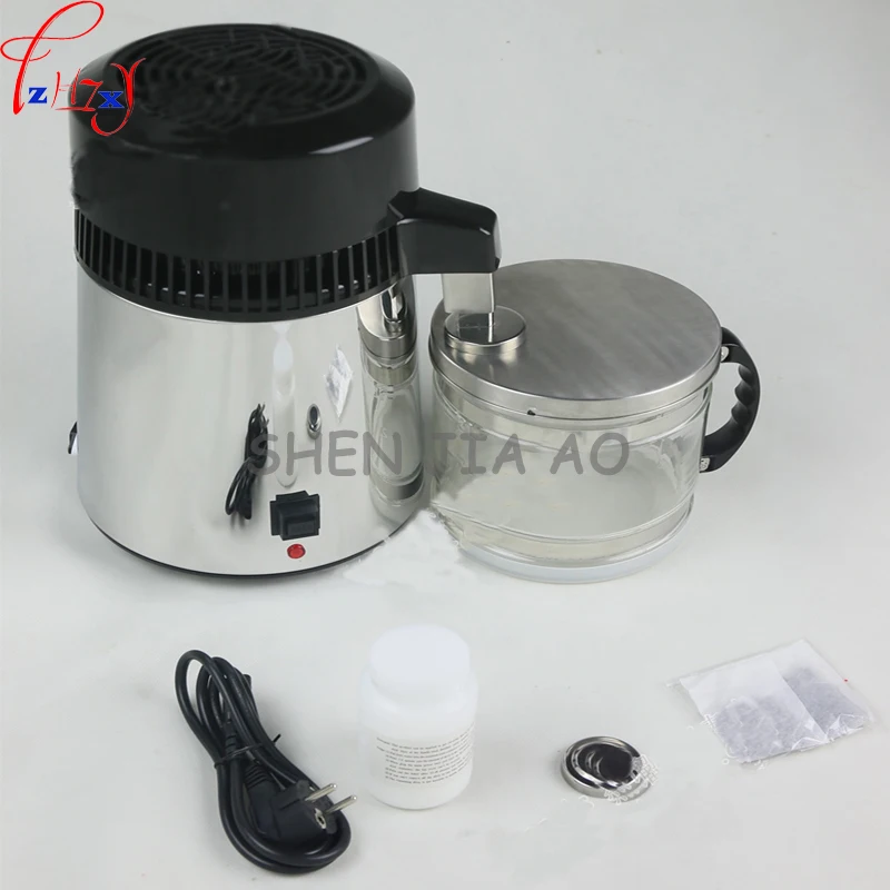 Аппарат для дистилляции воды из нержавеющей стали 304 аппарат очищенной росы 1 л/ч