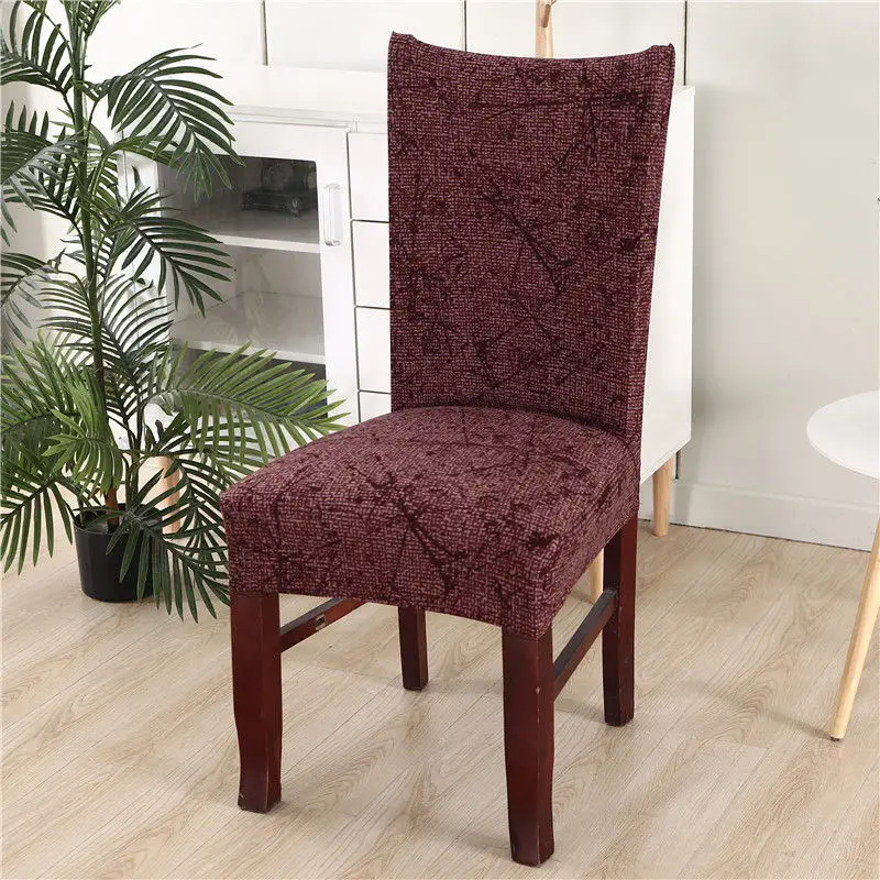 colour6 Эластичные чехлы на кресла из спандекса для свадьбы, столовой, офиса, банкета, чехлы на стулья - Цвет: colour6