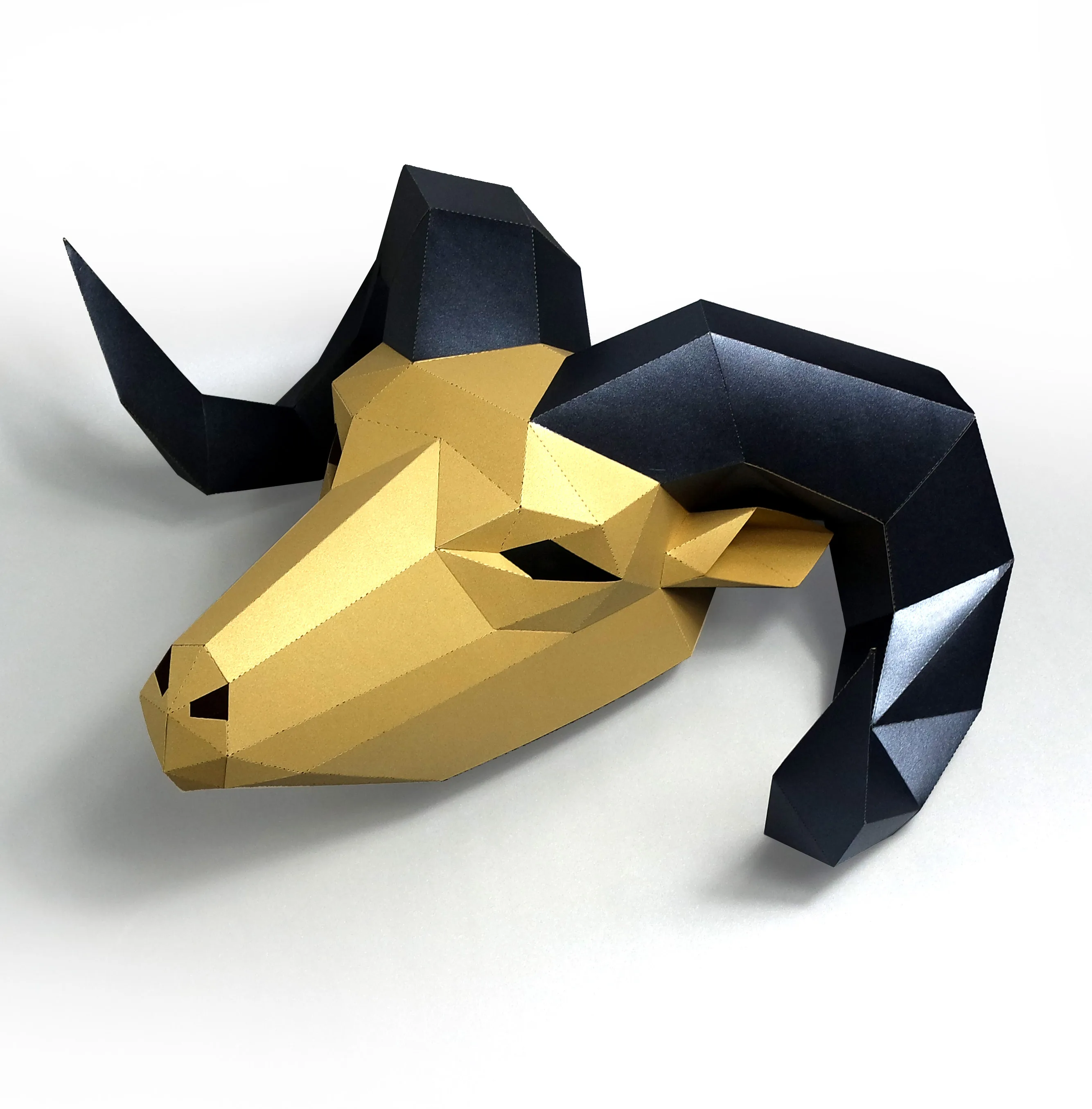 3D Бумажная Маска модный костюм козла животного косплей сделай сам модели