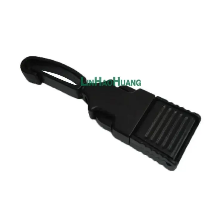 Оптовая продажа высококачественный черный ремешок с помпоном вращающаяся