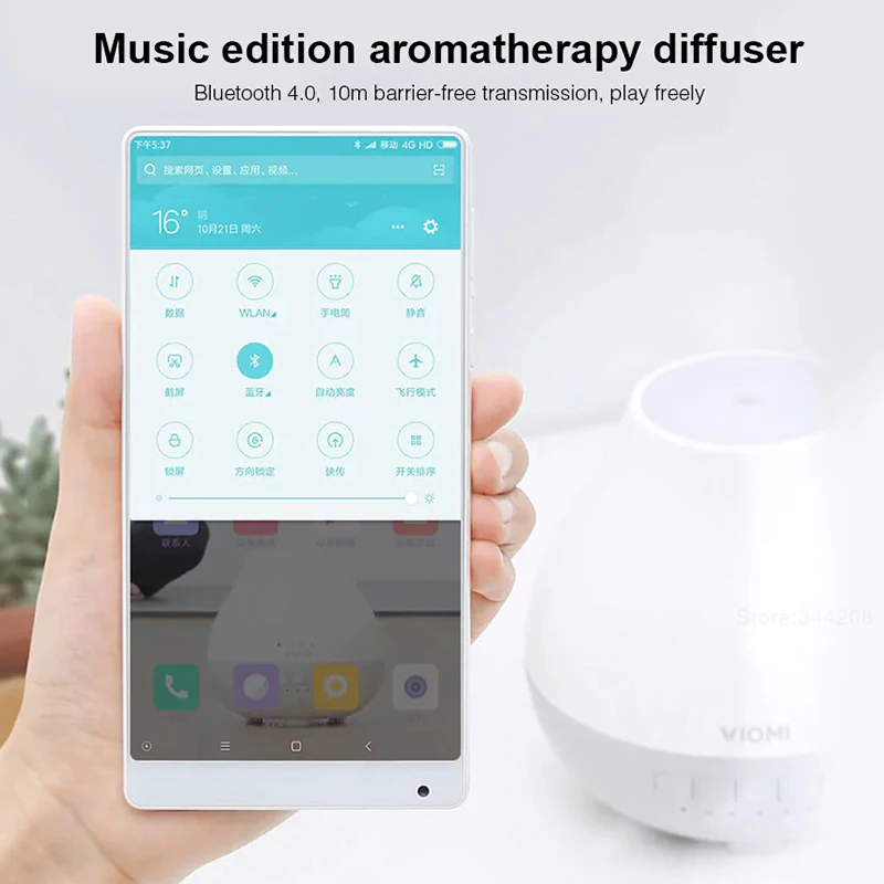 Новый увлажнитель воздуха Xiaomi Viomi ароматерапия диффузор 4 цвета туман 200 мл