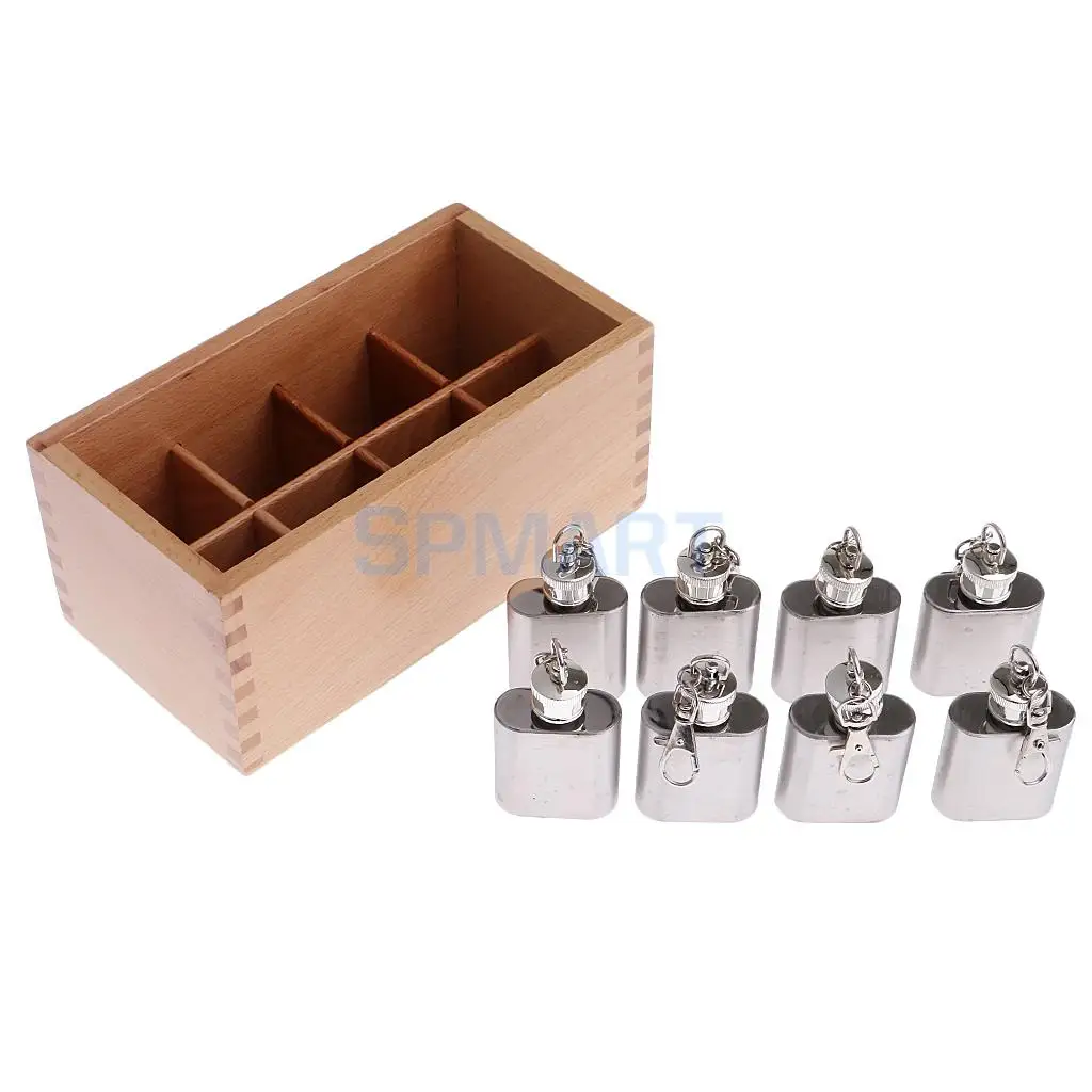 Монтессори Sensorial Material Thermic бутылки для детей раннего образования игрушки|bottles