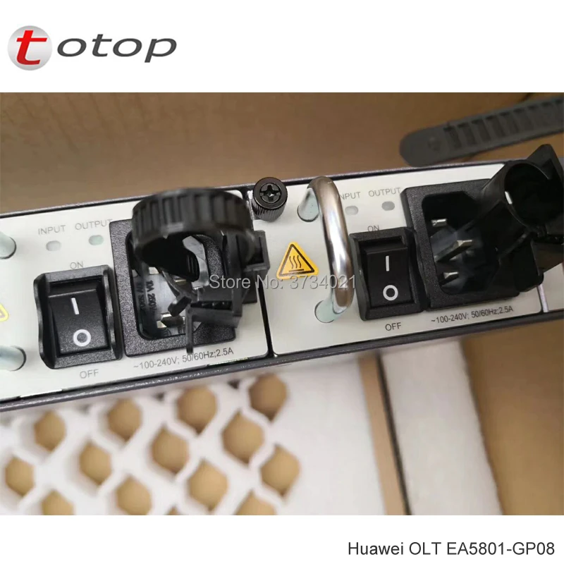 100% Оригинальный Huawei EA5801 GP08 OLT 8 * GPON 2 10GE/GE GE(8 шт. класса B + модули) с двойной питания