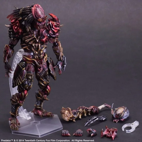 Play Arts Kai фигура хищника Alien Hunter фигурка Primevil PA 27 см ПВХ кукла игрушки детский