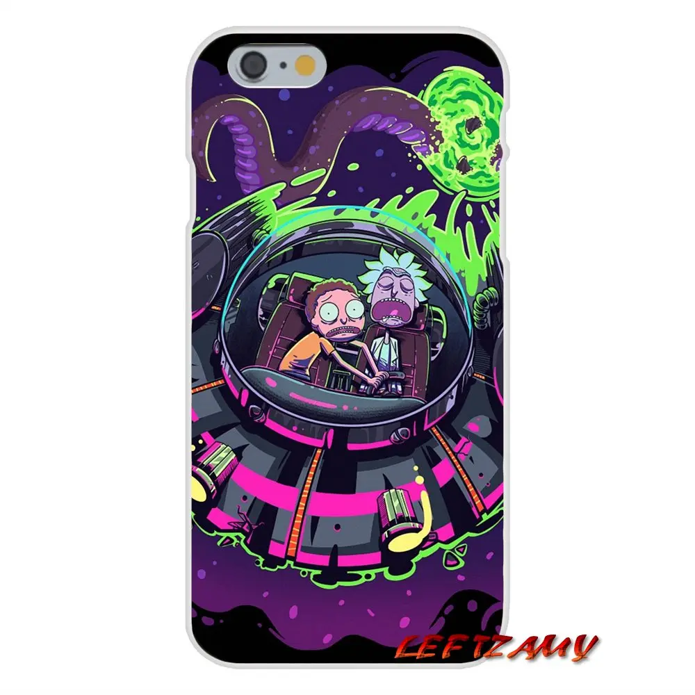 For iPhone X 4 4S 5 5S 5C SE 6 6S 7 8 Plus Rick and Morty Silicone Soft Phone Case | Мобильные телефоны и аксессуары
