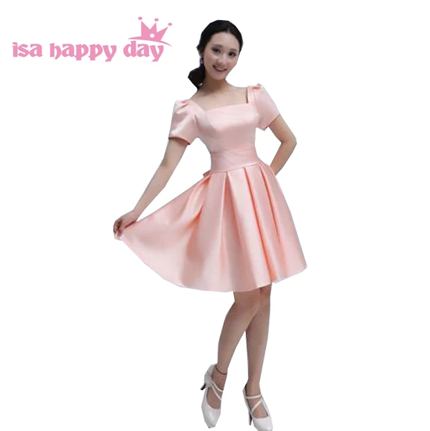 Многоцветные женские формальные скромные короткие платья для выпускного вечера