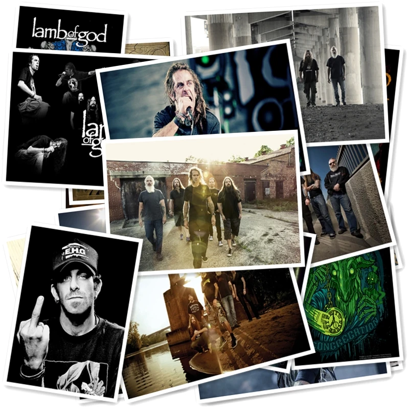 D1-5# Lamb of God Rock Festival Классическая серия наклеек 20/шт ПВХ художественная коллекция Граффити стикер s