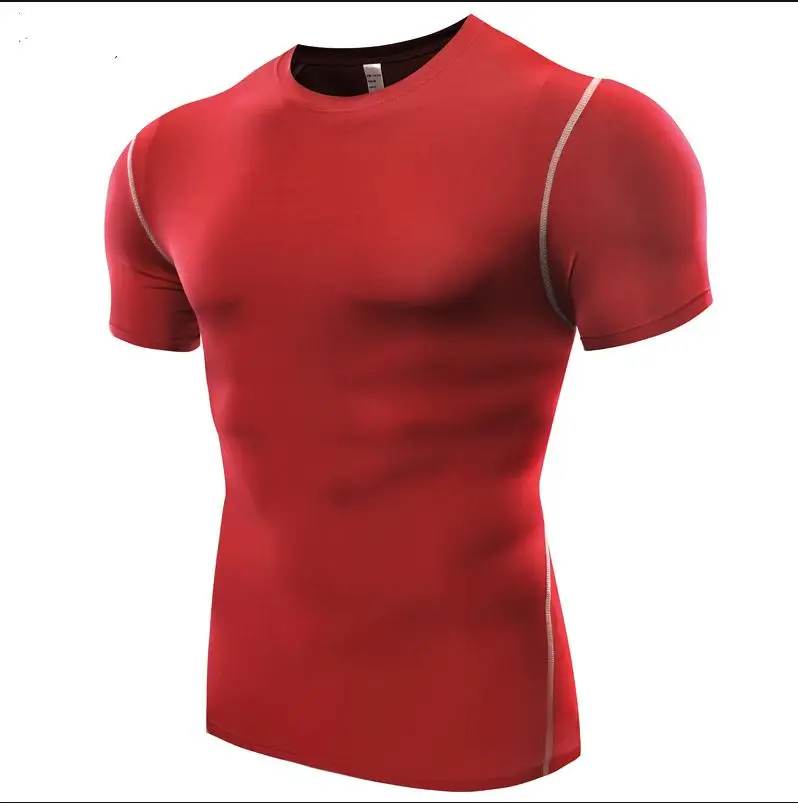 Новинка 2020 летняя мужская эластичная футболка для бодибилдинга фитнеса