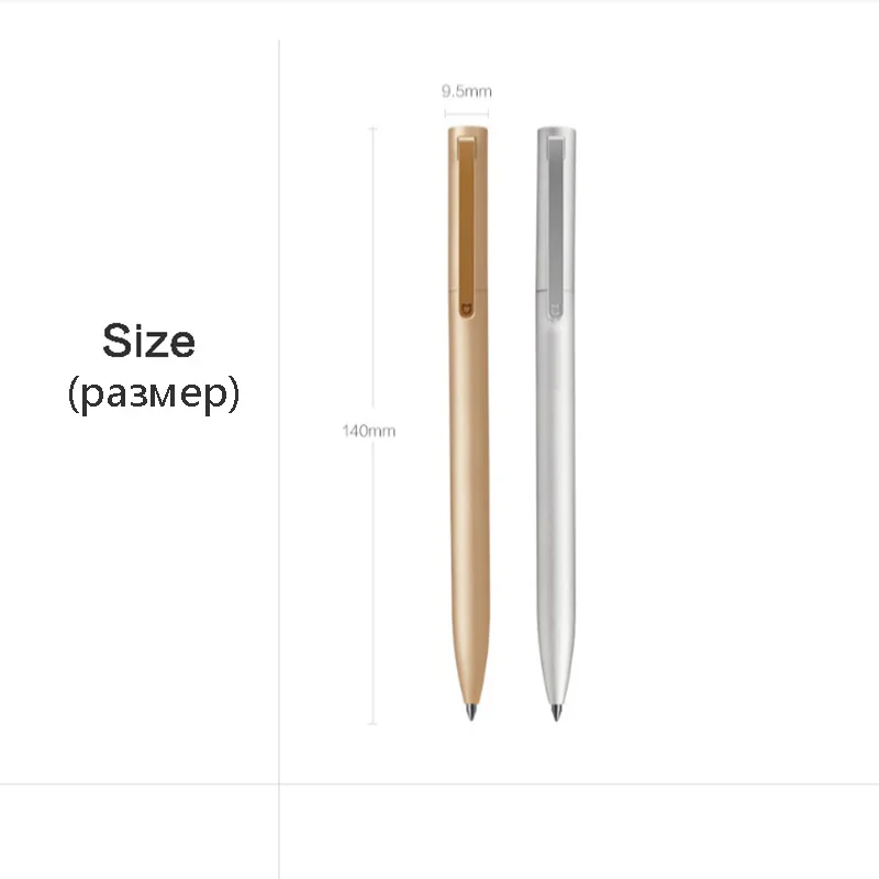 Xiaomi Mijia металлический знак перо 9 5 мм РОЛИК ручка PREMEC гладкий черный пополнения