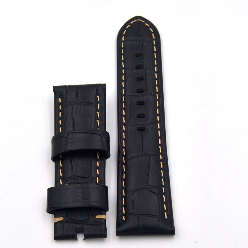 Ремешок ручной работы из крокодиловой кожи 22/24 мм|leather strap 22mm|strap 22mmleather |