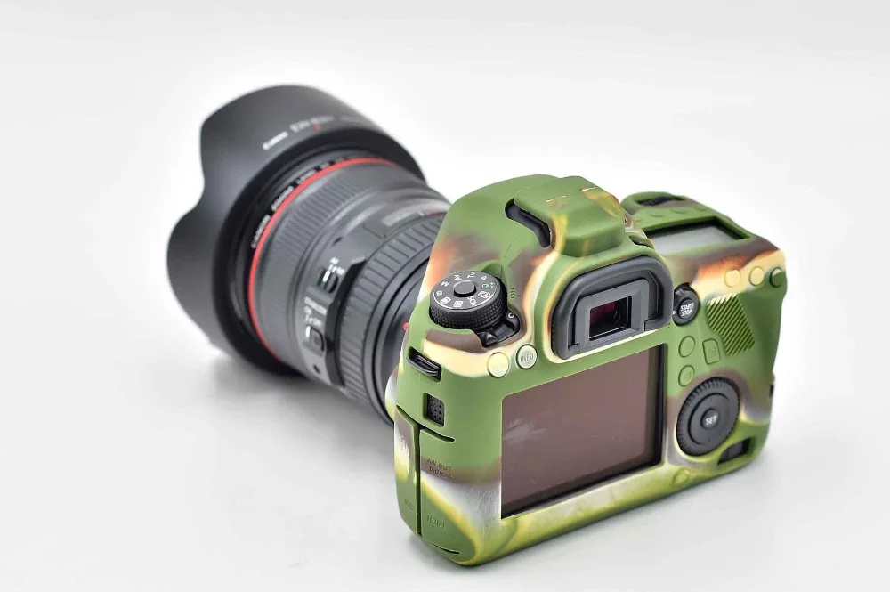Мягкий силиконовый чехол для зеркальной камеры Canon 6D|soft silicone rubber camera|camera protectionfor