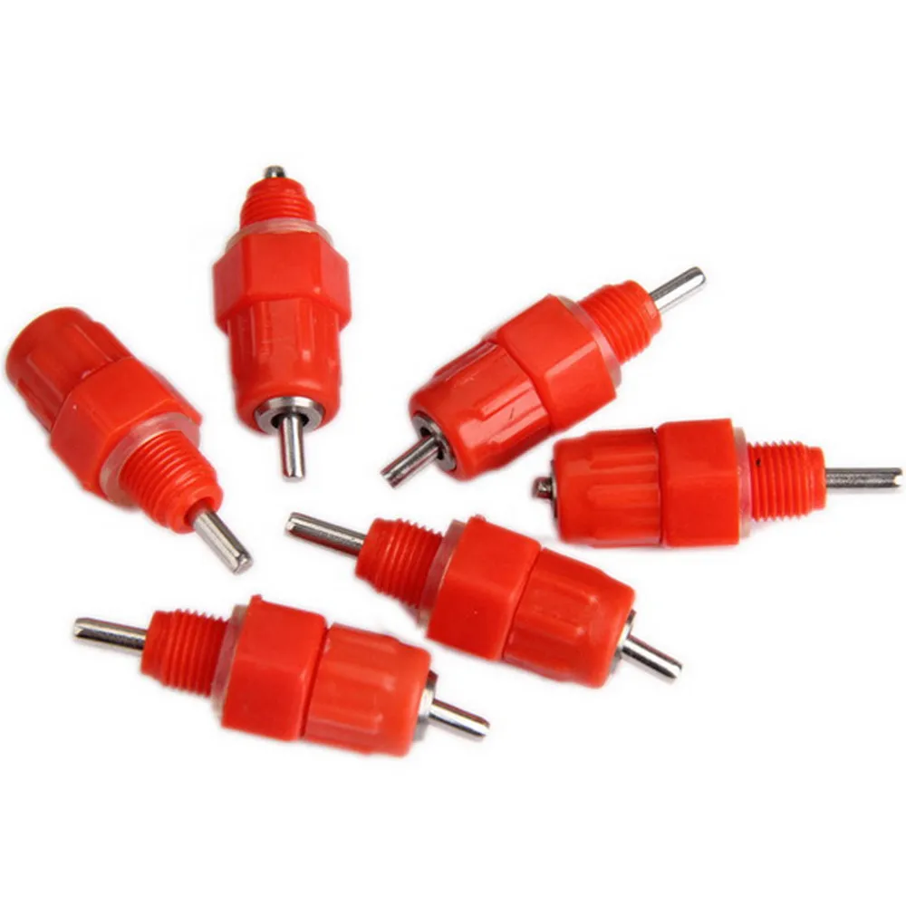 10Pcs Poultry Water Drinking Nipples Duck Chicken Hen Feeding Screw In Drinker 602 | Дом и сад